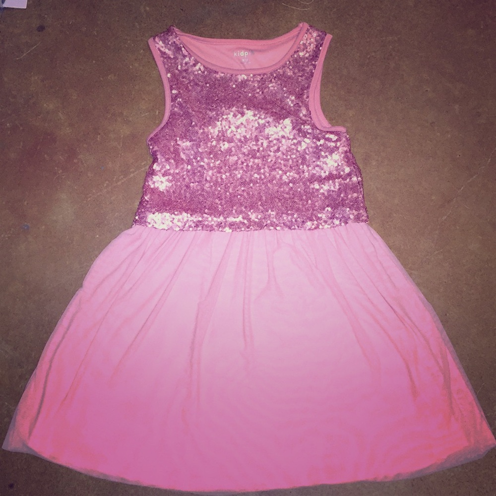 SZ 10 pink glittery dress